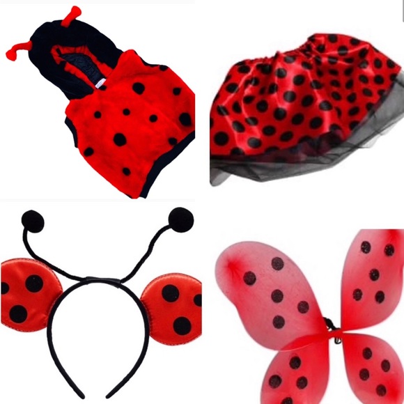 LADYBUG COSTUME 4pc NWT - Picture 15 of 15